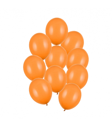 Balony Strong 23 cm mandarynkowe Pastel Mand. Orange - 10 sztuk