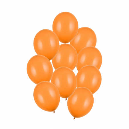 Balony Strong 23 cm mandarynkowe Pastel Mand. Orange - 10 sztuk