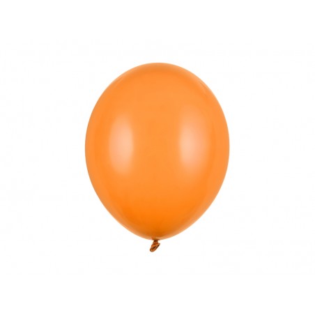 Balony Strong 30 cm mandarynkowe Pastel Mand. Orange - 10 sztuk