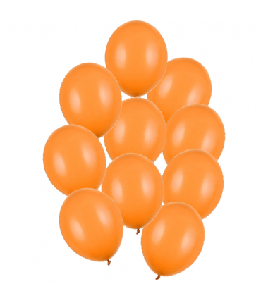 Balony Strong 30 cm mandarynkowe Pastel Mand. Orange - 10 sztuk