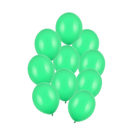 Balony Strong 23 cm zielone Pastel Green - 10 sztuk