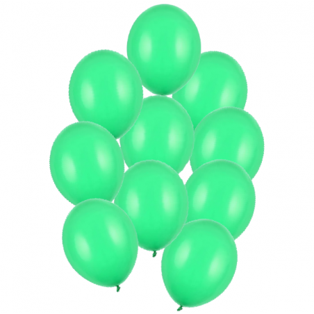 Balony Strong 30 cm zielone Pastel Green - 10 sztuk