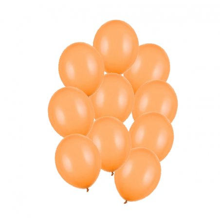 Balony Strong 23 cm pomarańczowe Pastel Brt. Orange - 10 sztuk