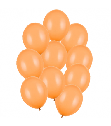 Balony Strong 30 cm pomarańczowe Pastel Brt. Orange - 50 sztuka