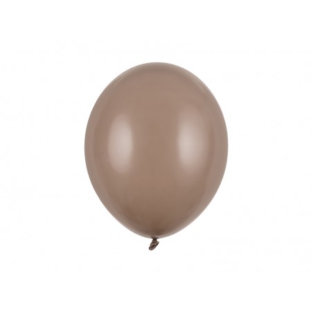 Balony Strong 30 cm kawowe Pastel Cappuccino - 10 sztuk