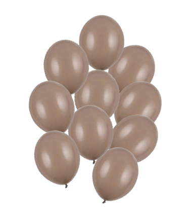 Balony Strong 30 cm kawowe Pastel Cappuccino - 50 sztuk