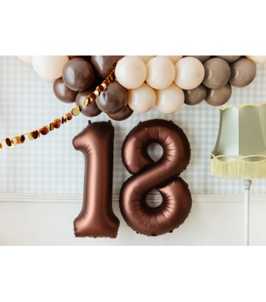 Balony Strong 30 cm kawowe Pastel Cappuccino - 50 sztuk
