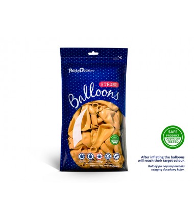 Balony Strong 12 cm miodowe Pastel Honey Yellow - 100 sztuk