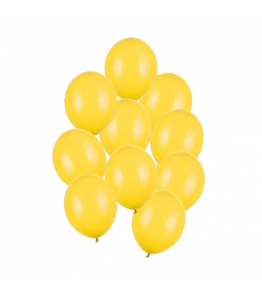 Balony Strong 23 cm miodowe Pastel Honey Yellow - 10 sztuk