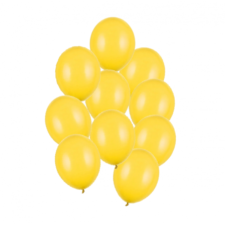 Balony Strong 23 cm miodowe Pastel Honey Yellow - 10 sztuk