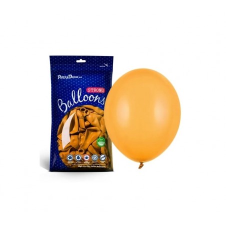 Balony Strong 12 cm ciemne miodowe Pastel Honey - 100 sztuk