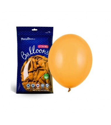 Balony Strong 23 cm ciemne miodowe Pastel Honey - 100 sztuk