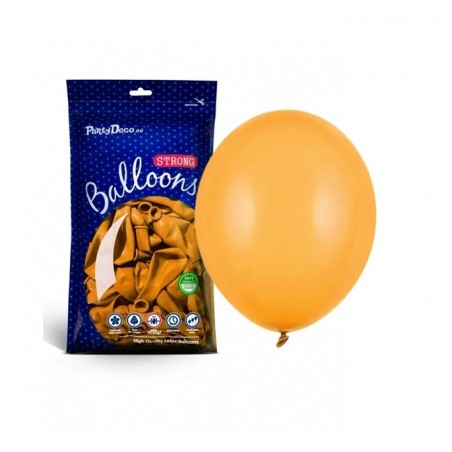 Balony Strong 23 cm ciemne miodowe Pastel Honey - 100 sztuk