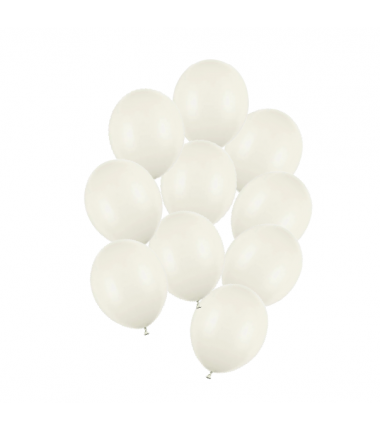 Balony Strong 23 cm kremowe Pastel Light Cream - 10 sztuk