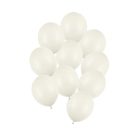 Balony Strong 23 cm kremowe Pastel Light Cream - 10 sztuk
