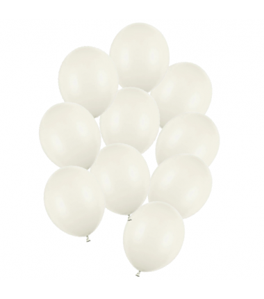 Balony Strong 30 cm kremowe Pastel Light Cream - 10 sztuk