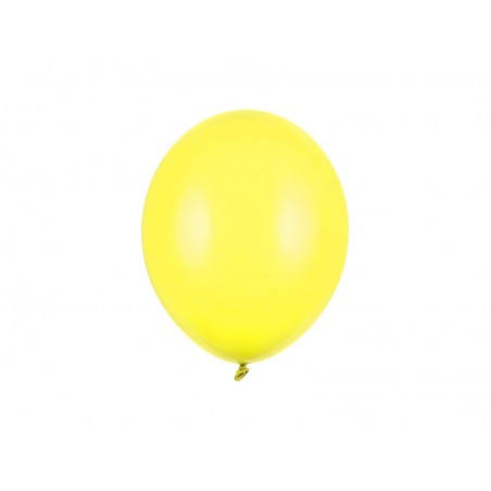 Balony Strong 23 cm cytrynowe Pastel Lemon Zest - 10 sztuk