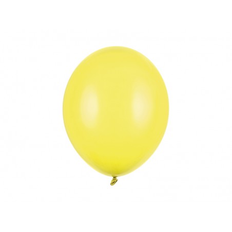 Balony Strong 30 cm cytrynowe Pastel Lemon Zest - 10 sztuk