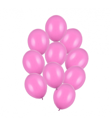 Balony Strong 23 cm fuksjowe Pastel Fuchsia - 10 sztuk