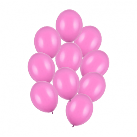 Balony Strong 23 cm fuksjowe Pastel Fuchsia - 10 sztuk