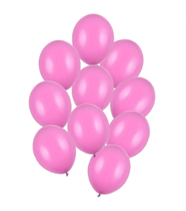 Balony Strong 30 cm fuksjowe Pastel Fuchsia - 10 sztuk