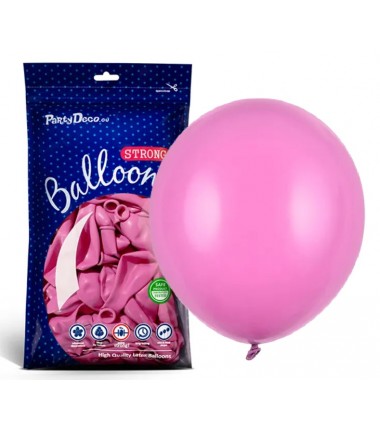 Balony Strong 43 cm fuksjowe Pastel Fuchsia - 25 sztuk