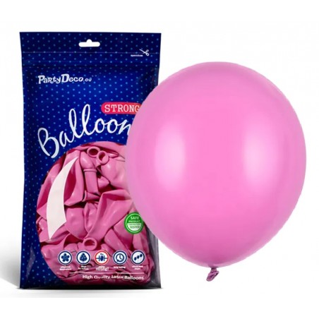 Balony Strong 43 cm fuksjowe Pastel Fuchsia - 25 sztuk