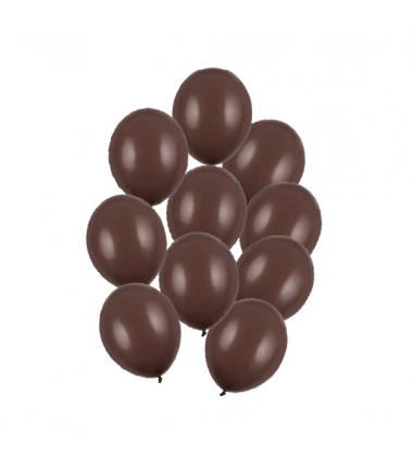 Balony Strong 23 cm kakaowe Pastel Cocoa Brown - 10 sztuk