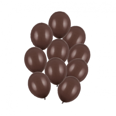 Balony Strong 23 cm kakaowe Pastel Cocoa Brown - 10 sztuk
