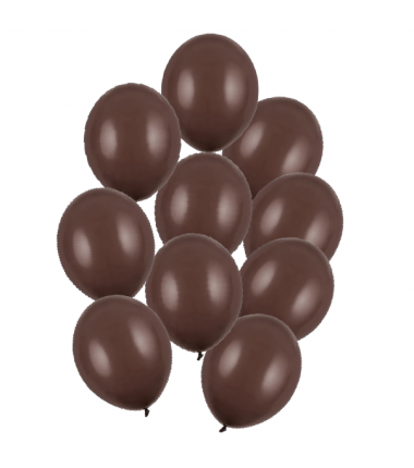 Balony Strong 30 cm kakaowe Pastel Cocoa Brown - 10 sztuk