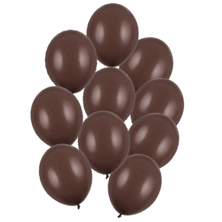 Balony Strong 30 cm kakaowe Pastel Cocoa Brown - 10 sztuk