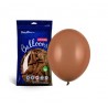 Balony Strong 23 cm ciemne kawowe Pastel Mocca - 100 sztuk