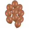 Balony Strong 30 cm ciemne kawowe Pastel Mocca - 10 sztuk