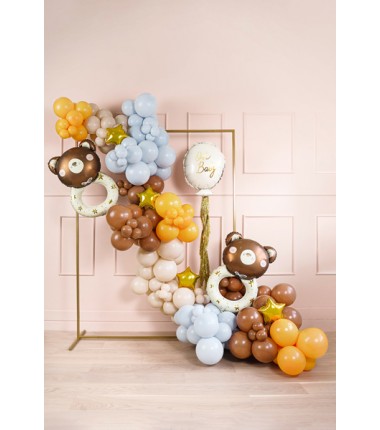 Balony Strong 30 cm ciemne kawowe Pastel Mocca - 50 sztuk