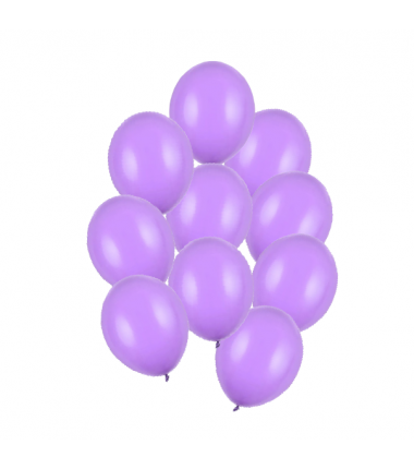 Balony Strong 23 cm lawendowe Pastel Lavender Blue - 10 sztuk