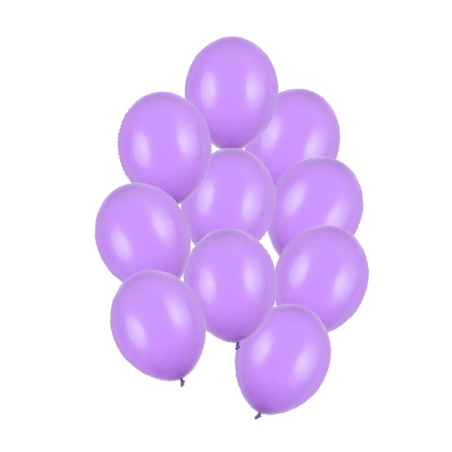 Balony Strong 23 cm lawendowe Pastel Lavender Blue - 10 sztuk