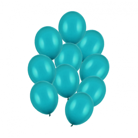 Balony Strong 23 cm niebieska laguna Pastel Lagoon Blue - 10 sztuk