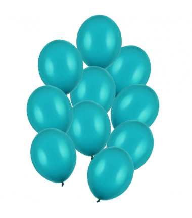 Balony Strong 30 cm niebieska laguna Pastel Lagoon Blue - 10 sztuk