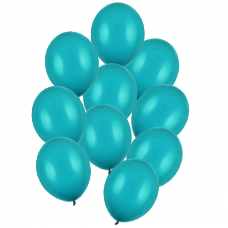 Balony Strong 30 cm niebieska laguna Pastel Lagoon Blue - 10 sztuk