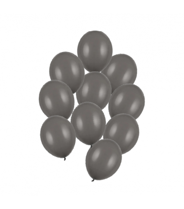 Balony Strong 23 cm szare Pastel Grey - 10 sztuk