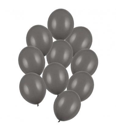 Balony Strong 30 cm szare Pastel Grey - 10 sztuk