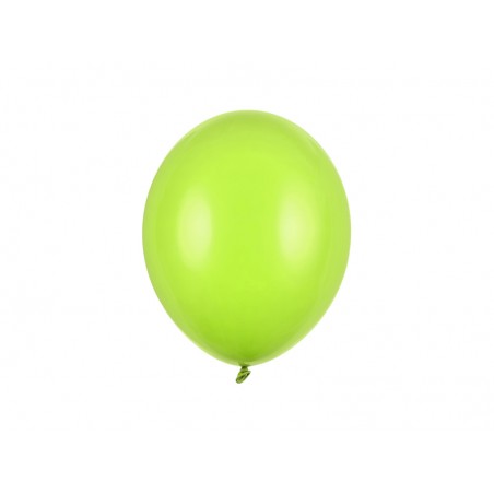 Balony Strong 23 cm limonkowe Pastel Lime Green - 10 sztuk