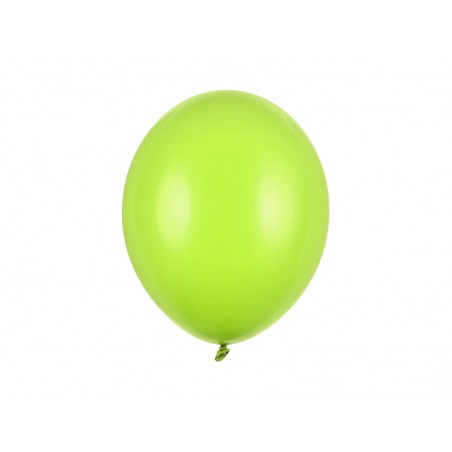 Balony Strong 30 cm limonkowe Pastel Lime Green - 10 sztuk