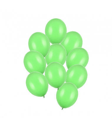 Balony Strong 23 cm jasnozielone Pastel Bright Green - 10 sztuk