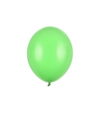 Balony Strong 30 cm jasnozielone Pastel Bright Green - 10 sztuk