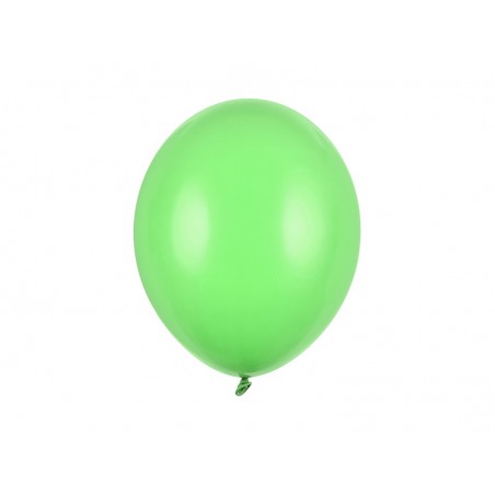 Balony Strong 30 cm jasnozielone Pastel Bright Green - 10 sztuk