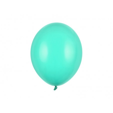 Balony Strong 30 cm miętowo-zielone Pastel Mint Green - 10 sztuk
