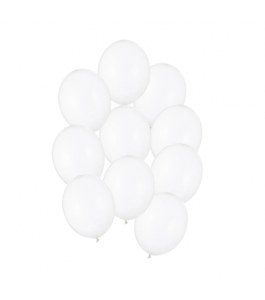 Balony Strong 30 cm przezroczyste Crystal Clear - 10 sztuk