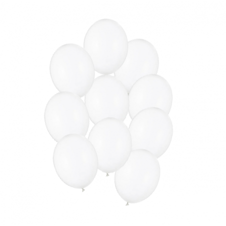 Balony Strong 30 cm przezroczyste Crystal Clear - 10 sztuk
