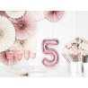 Balon foliowy Cyfra 5 - 86 cm - Różowe Złoto